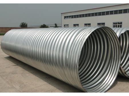 galvanized corrugated steel culvert pipe